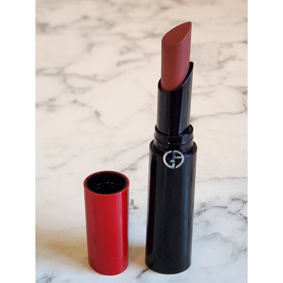 Giorgio Armani Lip Power Longwear Vivid Color Lipstick - 201 Majestic - Picture 1 of 3